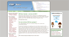 Desktop Screenshot of php-kurs.info