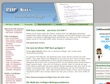 Tablet Screenshot of php-kurs.info